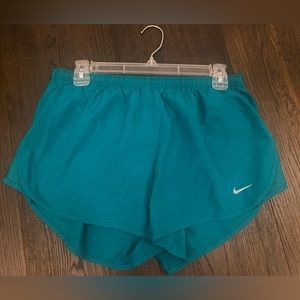Aqua Nike Running Shorts